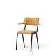 Bourbon Vintage Style Suede Chair With Arms